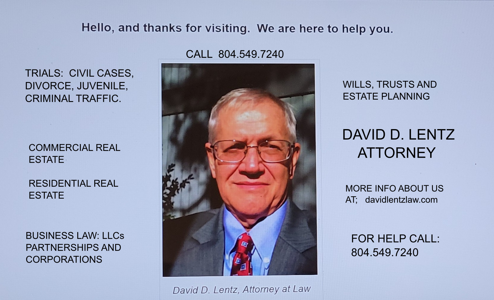 Attorney David Lentz